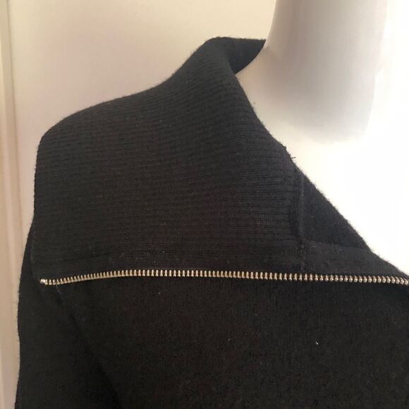 KUHL Prague Wool Asymmetrical Black Full Zip Jacket Size XS - Picture 3 of 11